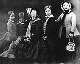 Queen Victoria with her five children