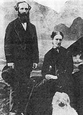 Maxwell, with his wife Katherine and their dog.