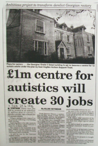 £1m centre for autistics will create 30 jobs